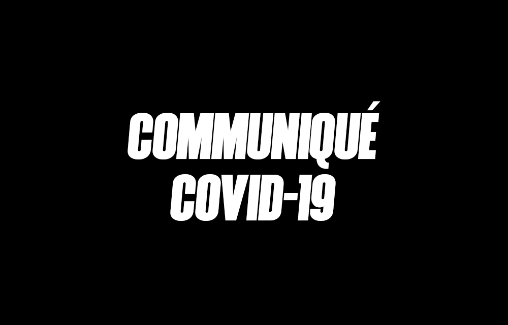 COMMUNIQUÉ ATH – COVID19